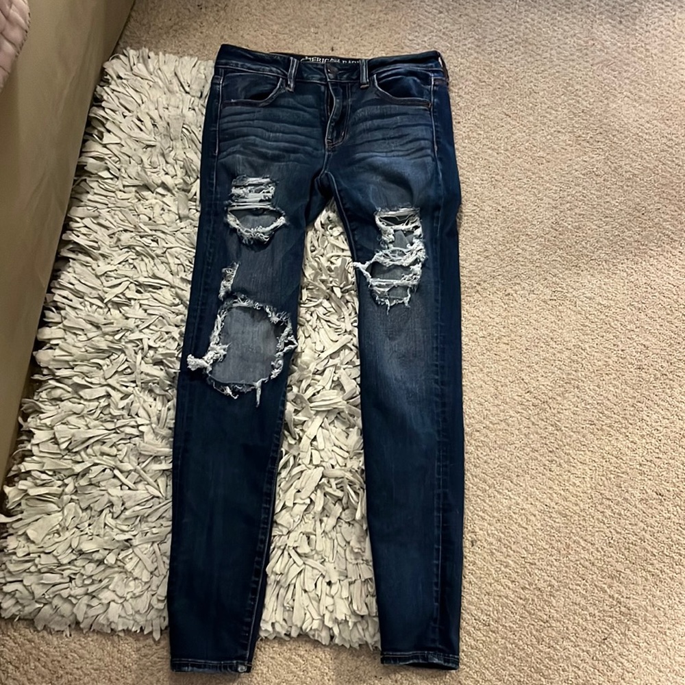 American 🇺🇸 Eagle 🦅 distressed jeggings